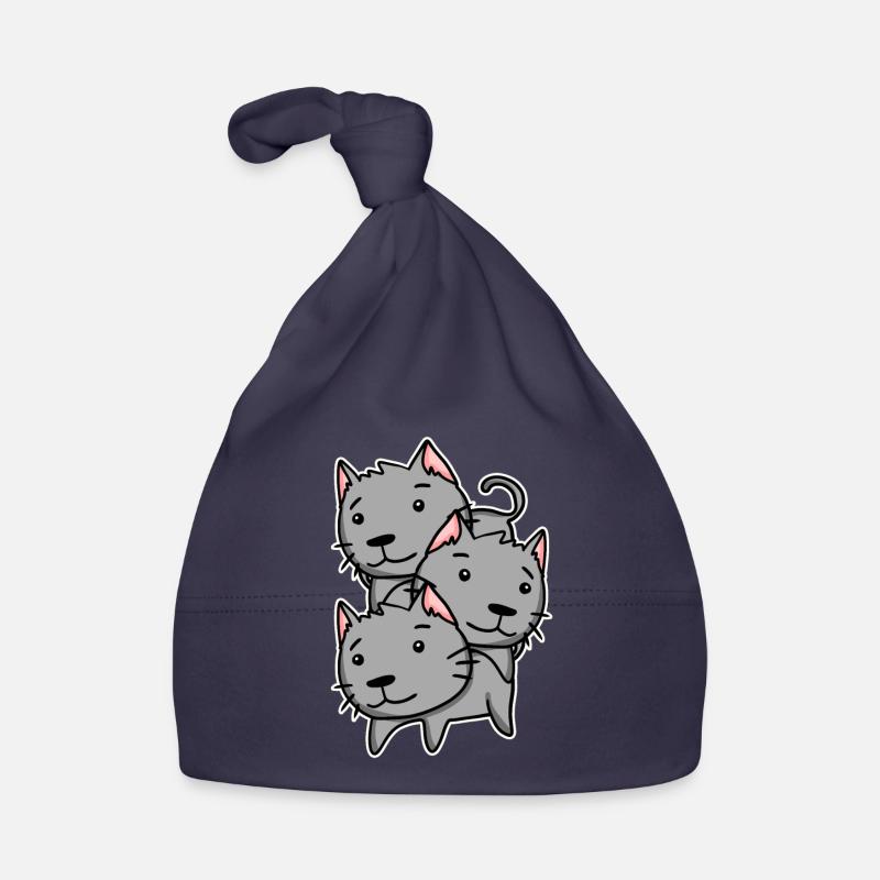 Chats mignons Bonnet bio Bébé