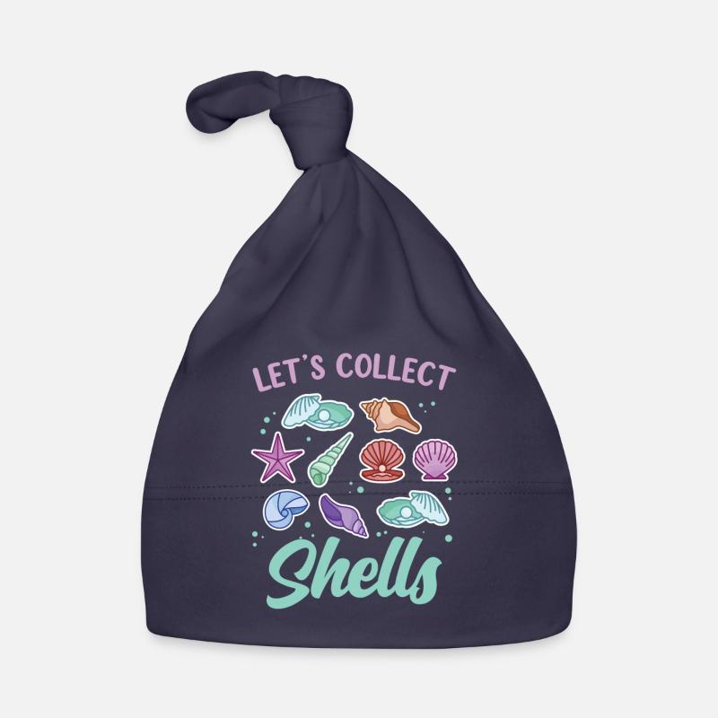 Collectons des coquillages Shell Shell Collector Bonnet bio Bébé