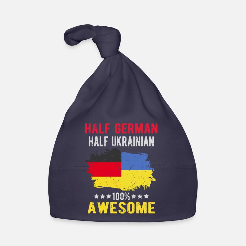 Halb Deutsch Halb Ukrainer Baby Bio-Mütze