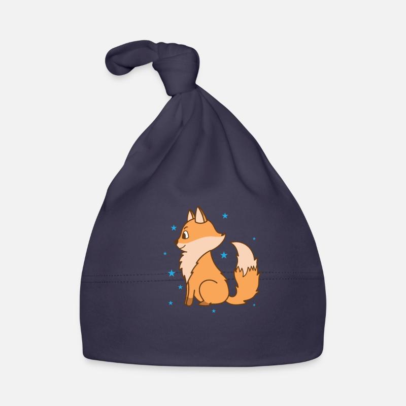 Fox is attentive Wild animal Red fox Organic Baby Cap