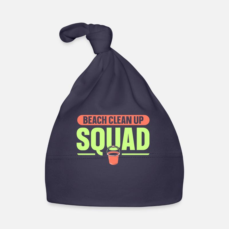 Nettoyage de plage Squad Nettoyage de plage Bonnet bio Bébé