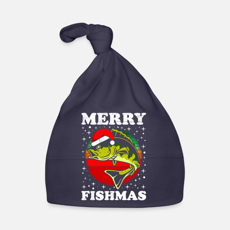 Joyeux pêcheur Angler Ange de Noël Bonnet bio Bébé
