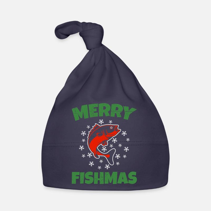 Joyeux Poissonnier Pêcheur Noël Crhistmas laids Bonnet bio Bébé