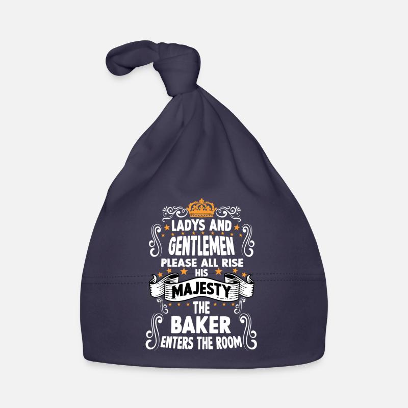 Baker T funny saying motif baker Organic Baby Cap