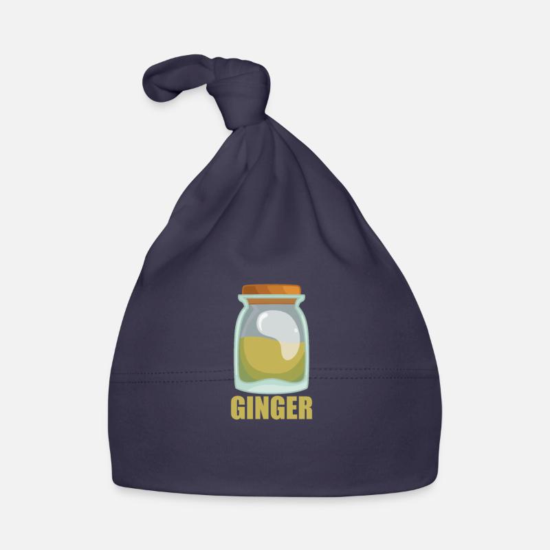 Ginger Gewürz Geschmack Essen Kochen Baby Bio-Mütze