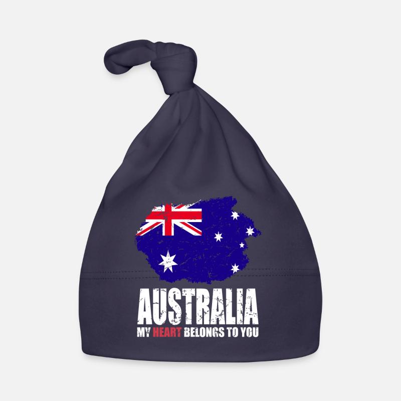 Australia Flag Organic Baby Cap