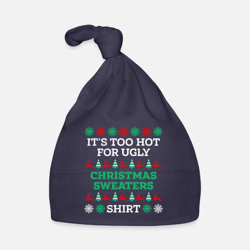Trop chaud pour les pulls moches Noël Bonnet bio Bébé