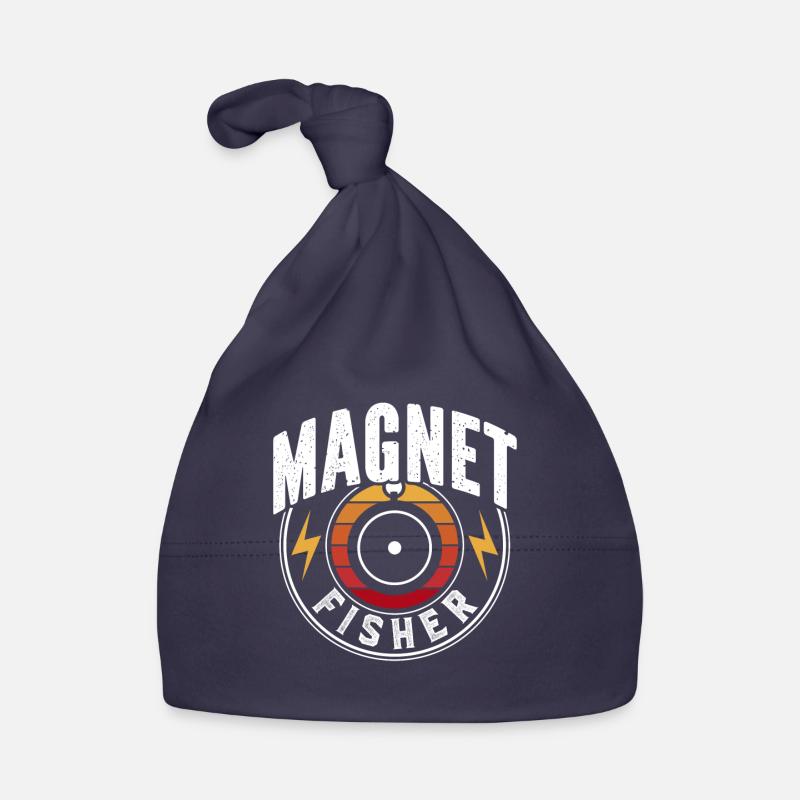 Magnet Fish Magnet Magnet Pêche magnétique - Bonnet bio Bébé - marine