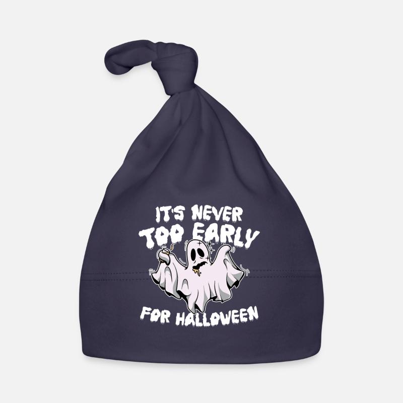 Halloween - Bonnet bio Bébé - marine