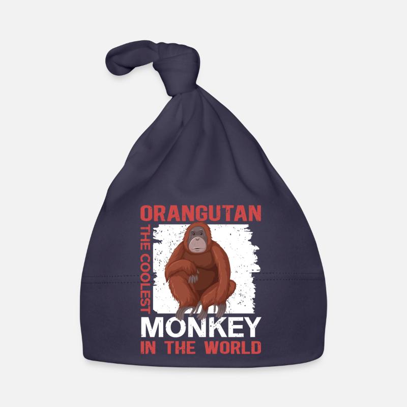 Singes orangs-outans Cadeau Orang-outan Bonnet bio Bébé