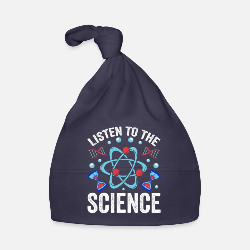 Listen to Science Scientists Science Organic Baby Cap
