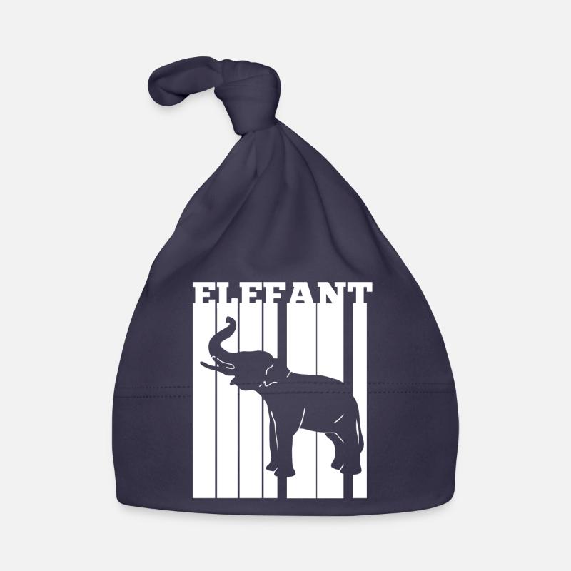 Dickhäuter Rüsseltier Elefant Baby Bio-Mütze