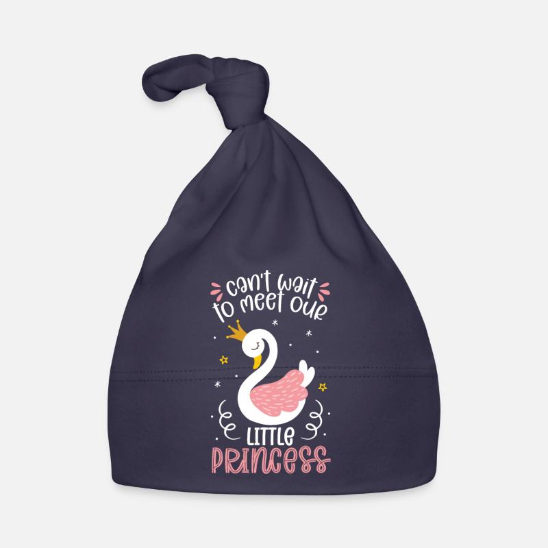 J’ai hâte de rencontrer notre petite princesse Bonnet bio Bébé