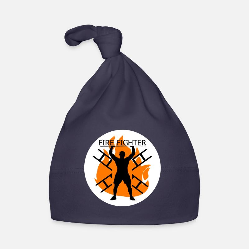 Feuerwehrmann Baby Bio-Mütze