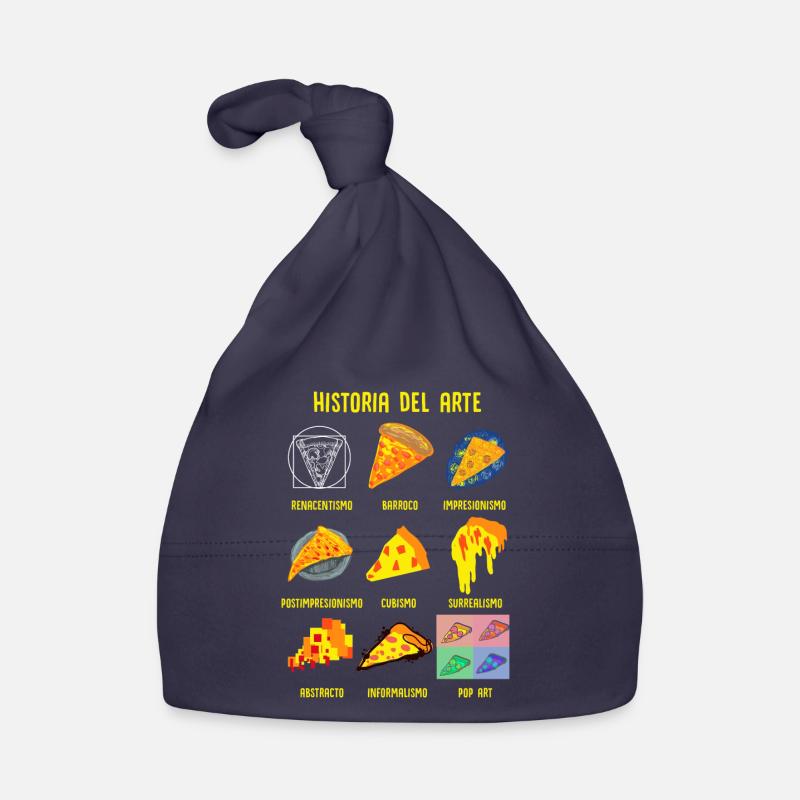 Geschichte der klassischen Kunst Fun Pizza Baby Bio-Mütze