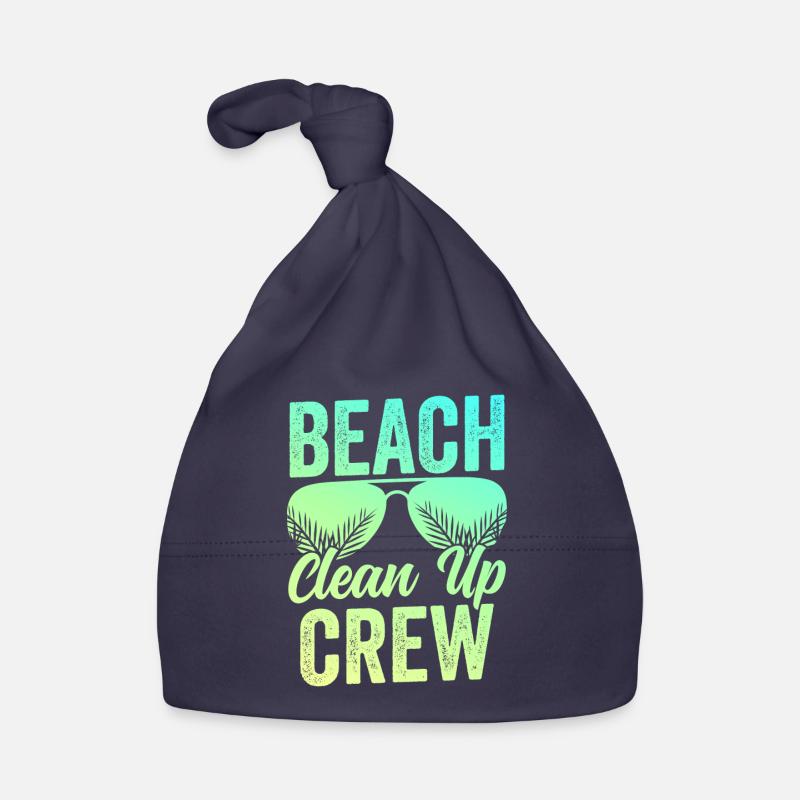 Équipe de nettoyage de plage Nettoyage de plage Plage Bonnet bio Bébé