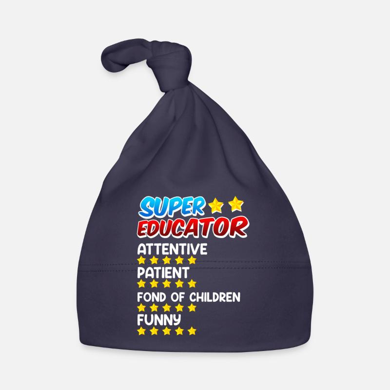 Definition of a Super Educator Organic Baby Cap