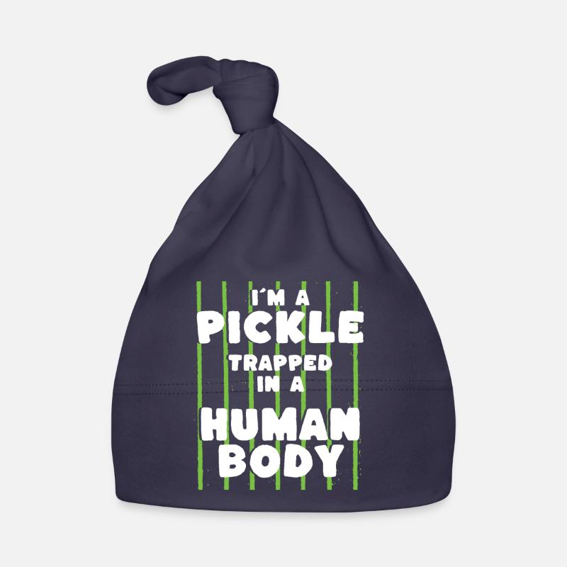 Im Un cornichon piégé dans un corps humain Bonnet bio Bébé