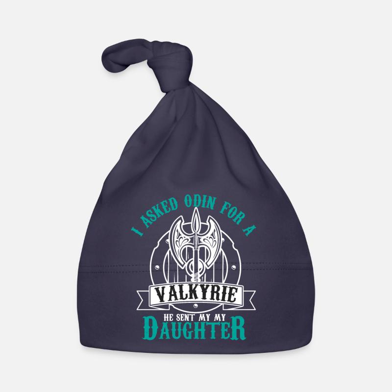 J’ai demandé à odin un design valkyrie Bonnet bio Bébé