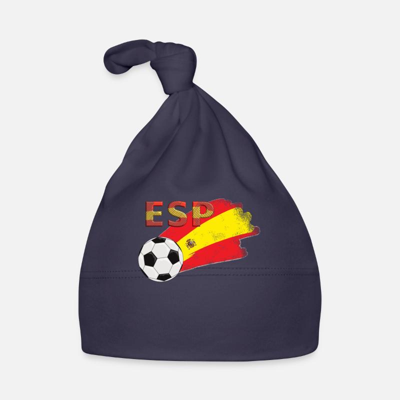 Drapeau de l’Espagne Bonnet bio Bébé