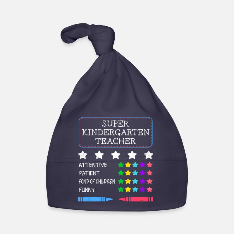 Definition I am a super kindergarten teacher Organic Baby Cap