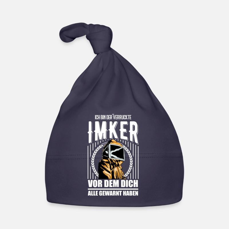 I am the crazy beekeeper Before you all Organic Baby Cap