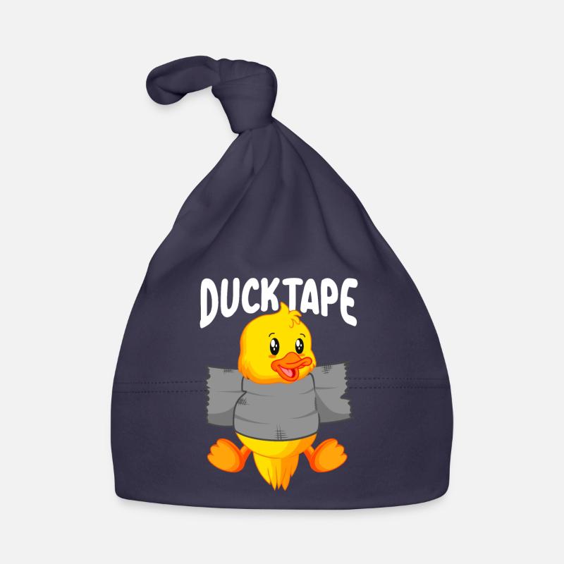 Duck Tape | Eendjes met ducttape Bio-muts voor baby's