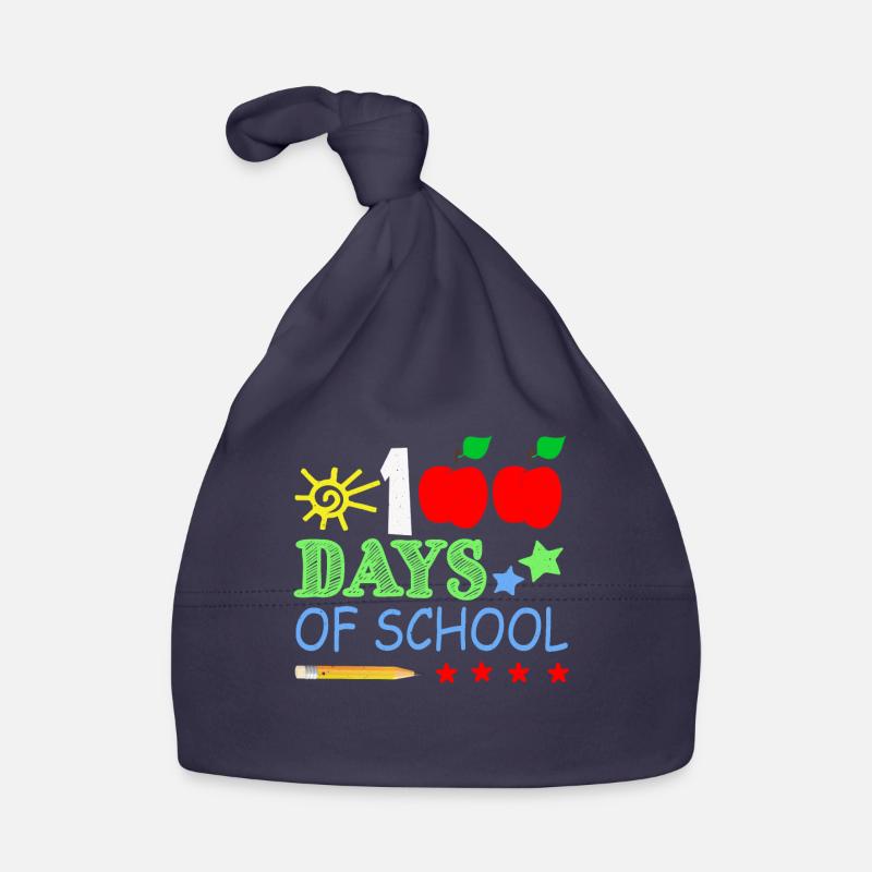 Crayon 100e jour pomme 100 jours d’école Bonnet bio Bébé