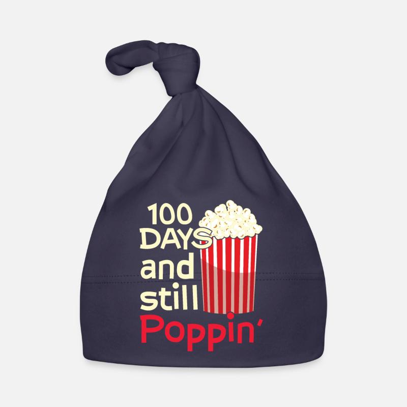 Enseignant Élève 100e jour Pop 100 jours d’école Bonnet bio Bébé