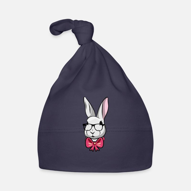 mignon, lapin pâques, mouche Bonnet bio Bébé