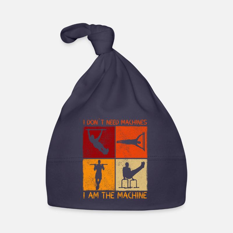I Dont Need Machines Calisthenics Organic Baby Cap