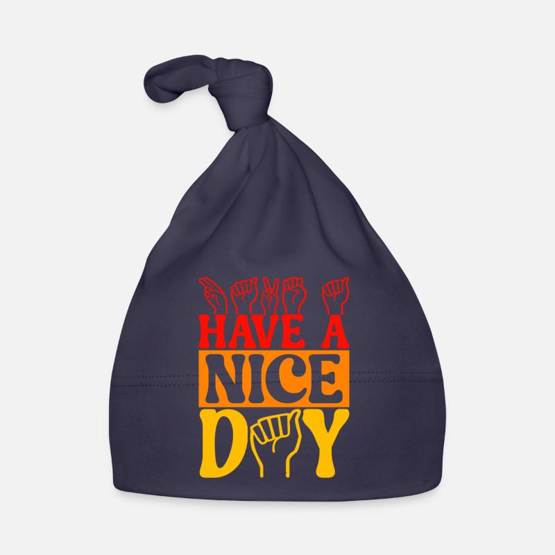 Deaf Deaf Mute Deaf Organic Baby Cap