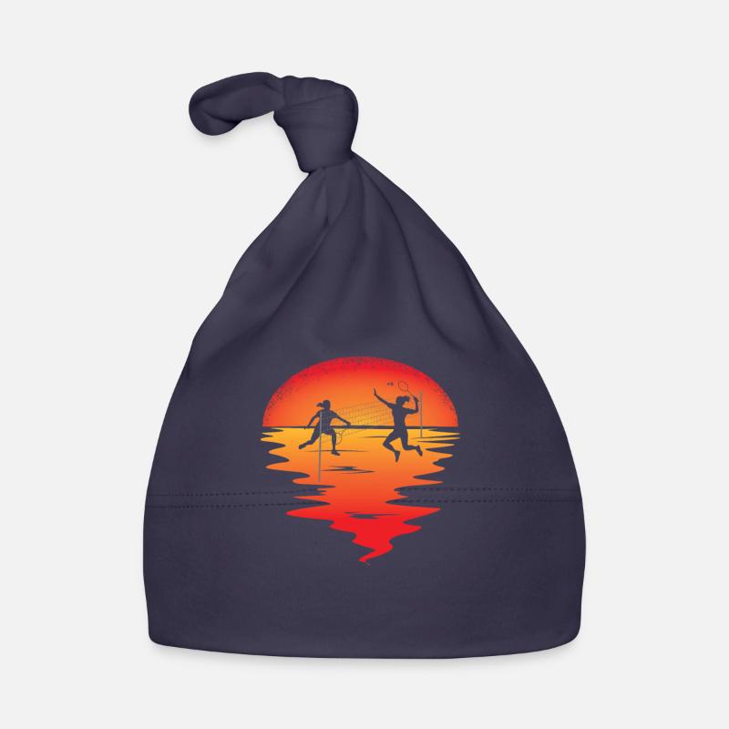 Badminton Spieler Geschenkidee Design Baby Bio-Mütze
