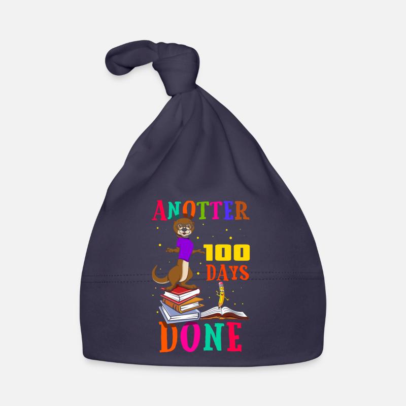 Joyeux 100e jour Done Otter 100 jours d’école Bonnet bio Bébé
