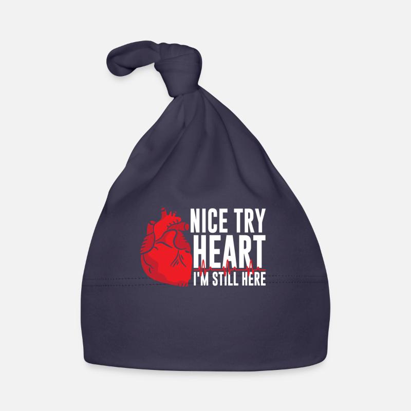 Netter Versuch Herz Ich Bin Immer Noch Hier Baby Bio-Mütze