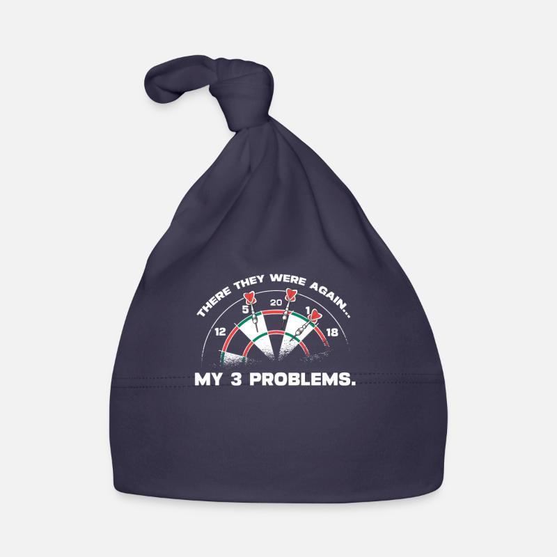 Dart WM My 3 Problems Dartboard Darts Organic Baby Cap