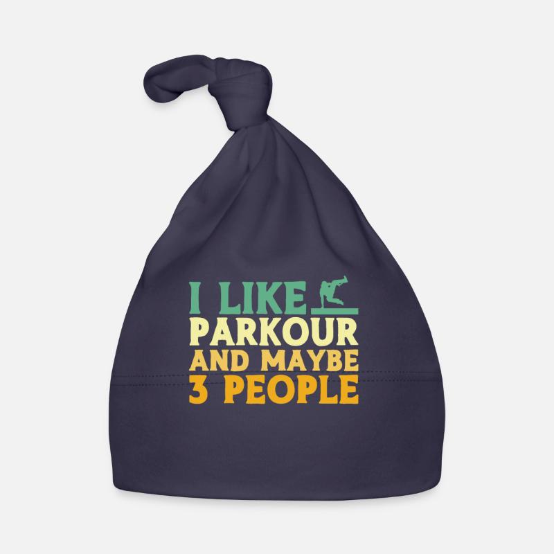 Parkour Gift Freerunning Parkour Runner Organic Baby Cap