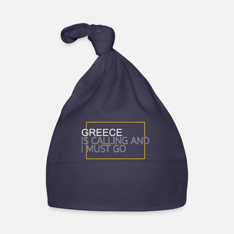 Griechenland Spruch Baby Bio-Mütze