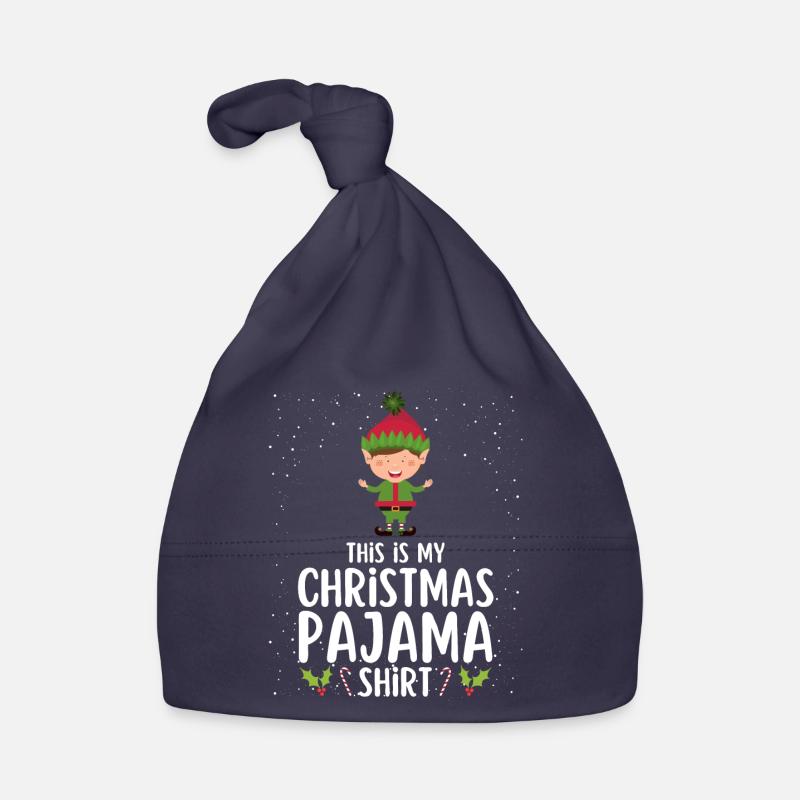 Pyjama de Noël Pyjama Chemise de nuit Bonnet bio Bébé