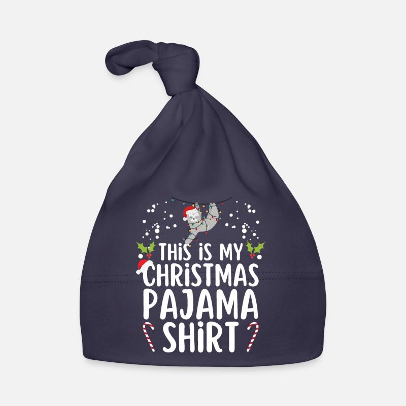 Pyjama de Noël Pyjama Chemise de nuit Bonnet bio Bébé