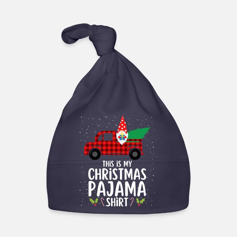 Pyjama de Noël Pyjama Chemise de nuit Bonnet bio Bébé