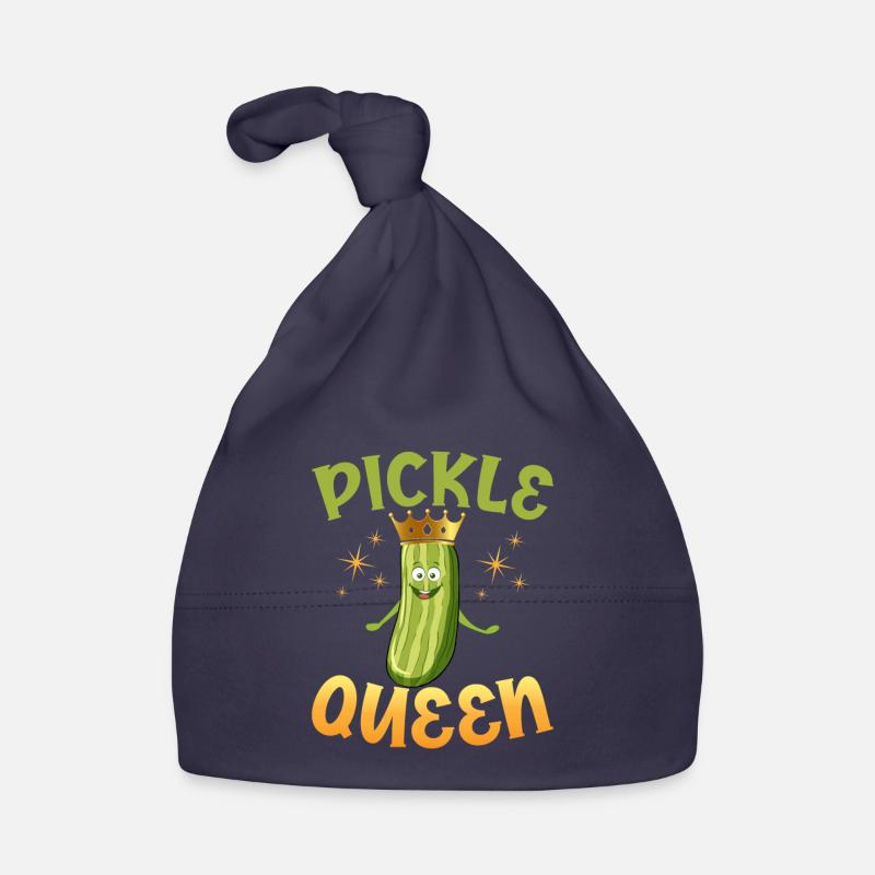 Cornichon Queen Cornichons Concombre - Bonnet bio Bébé - marine
