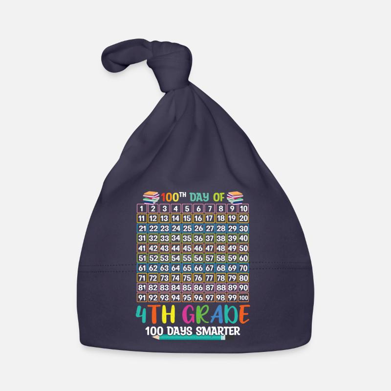 Plus intelligent 100e jour de 4e année 100 jour d’école Bonnet bio Bébé