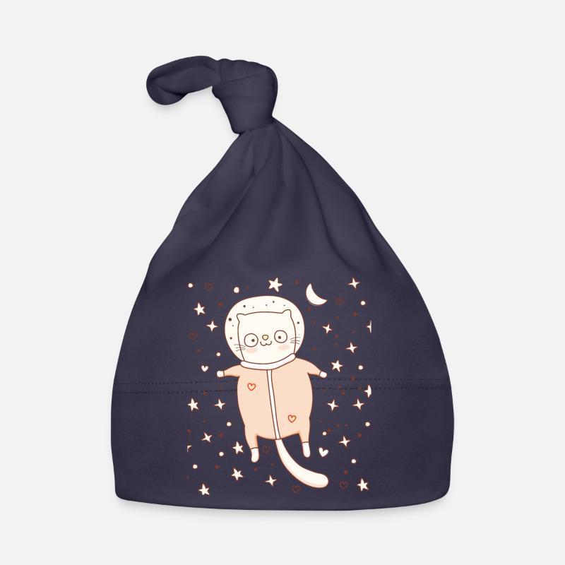 Chaton mignon en tenue spatiale Bonnet bio Bébé