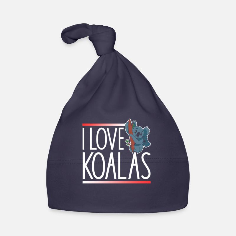 J’aime les koalas mignon Koala Koala Bear Animal Bonnet bio Bébé