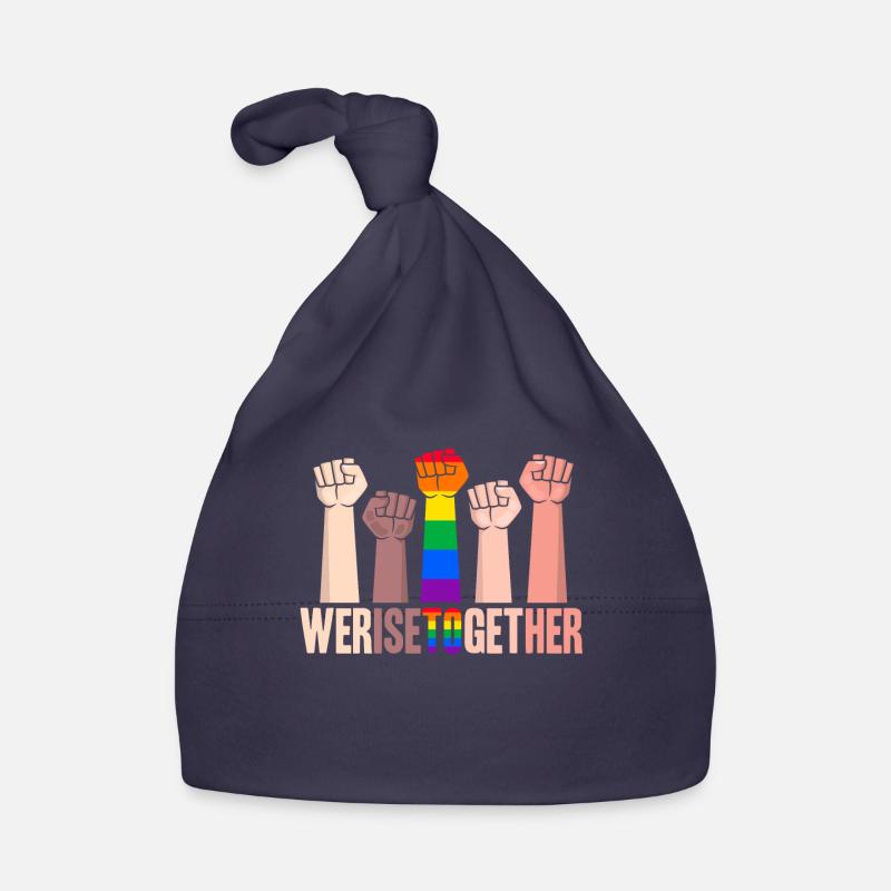 Nous nous élevons Togehter Égalité Bonnet bio Bébé