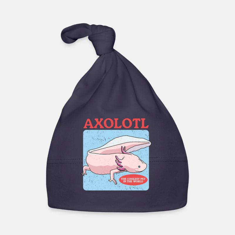 Axolotl Amphibiens à queue Axolotls Cadeau Bonnet bio Bébé