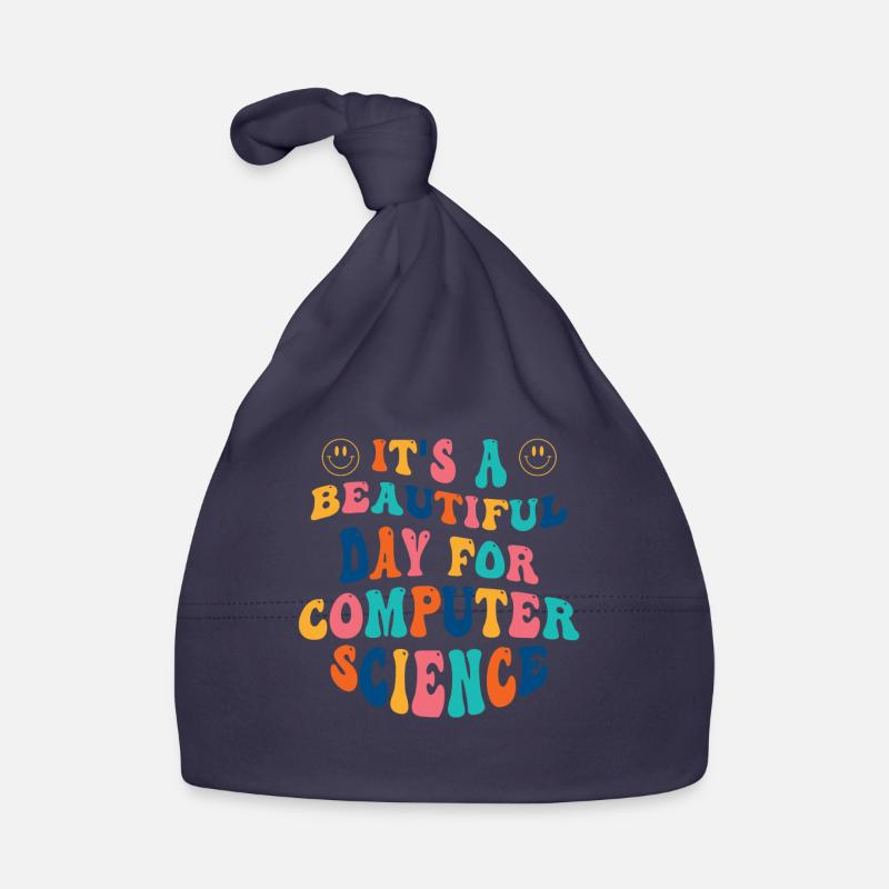 Computer Science Student Organic Baby Cap