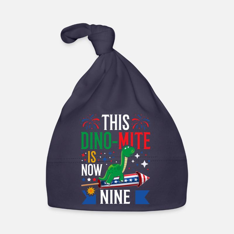 This dinomite is now five dinosaurs July 4 Organic Baby Cap