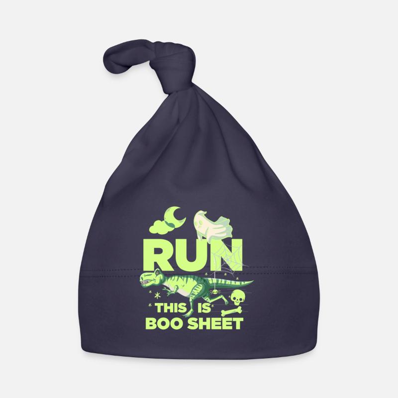 RUN THIS IS BOO SHEET RUNNING DINOSAUR REX GAME Bonnet bio Bébé